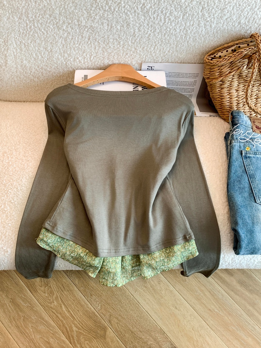 Green Floral Cami and Cardigan Two-Piece Set Summer Sun Protection - Image 3