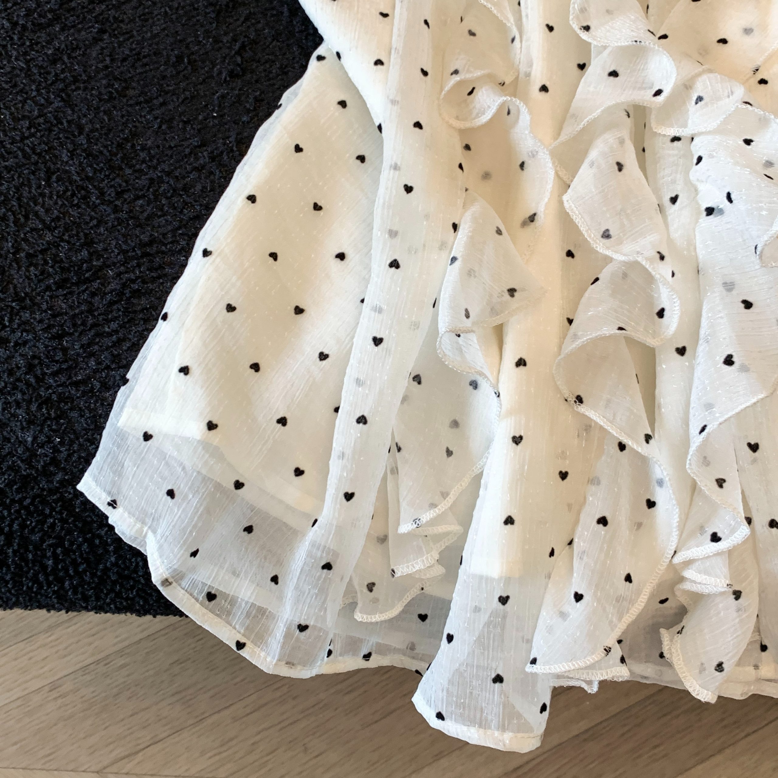 Korean Style Gentle Polka Dot Chiffon Top Women Summer Halter Off-Shoulder Short Sleeve Blouse Loose Slimming - Image 5